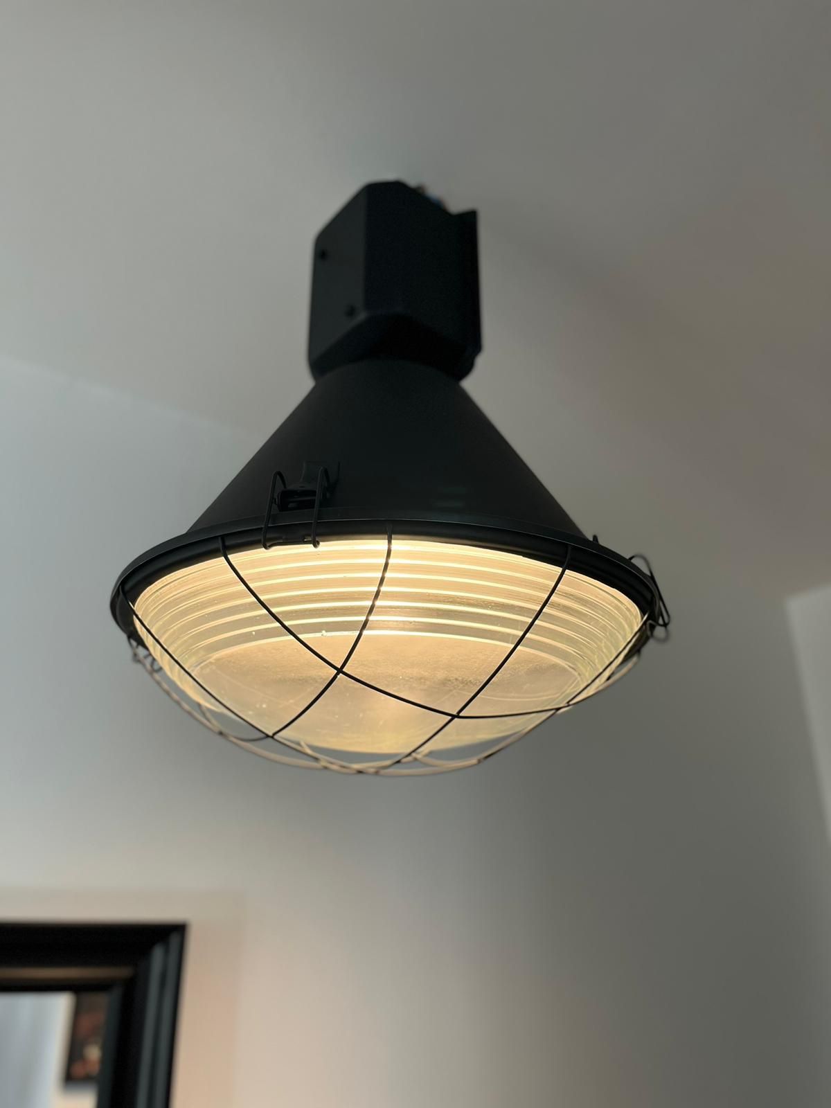 Lampa przemysłowa PRL