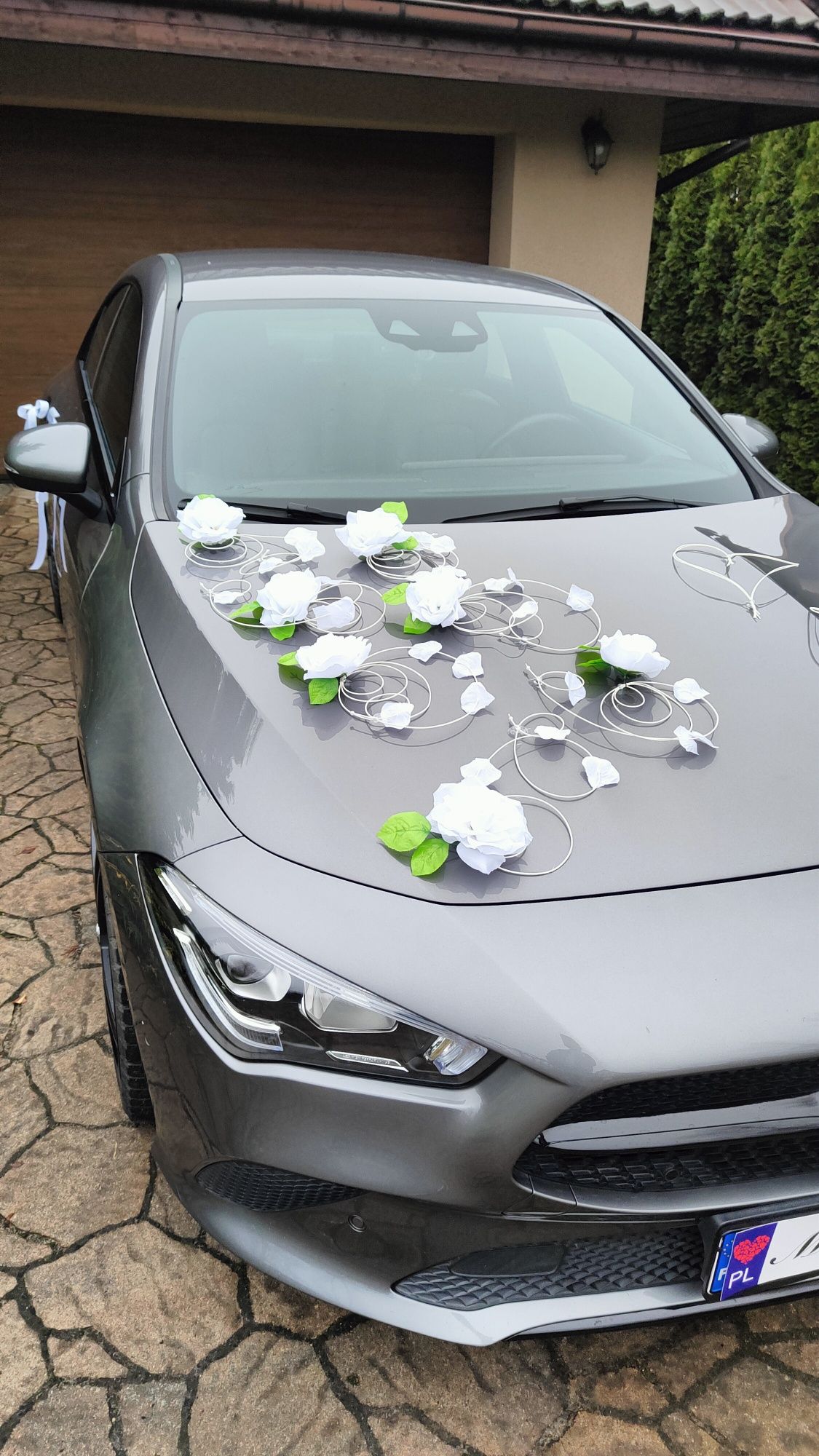 Auto do ślubu na wesele imprezę