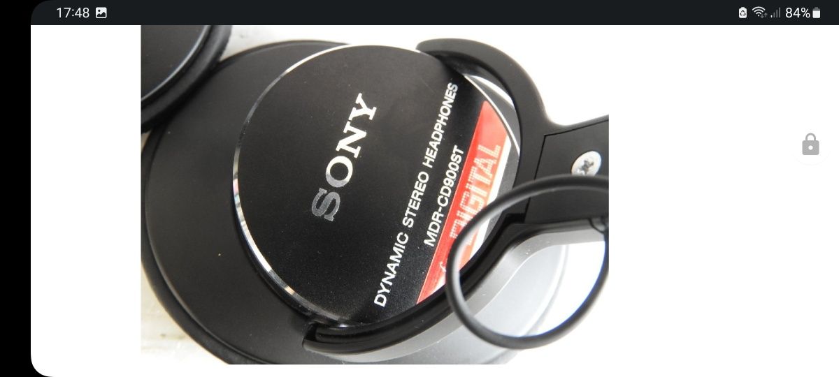 Мониторные   наушники SONY  mdr cd 900st