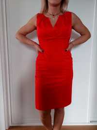 Legginsy i czerwona sukienka rozmiar 38-40