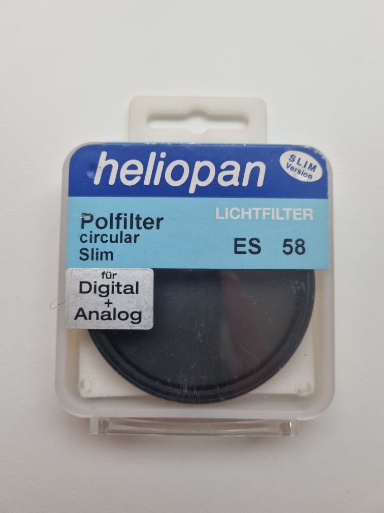 Filtro Polarizado Circular Heliopan  58 mm Slim - Canon Nikon DSLR