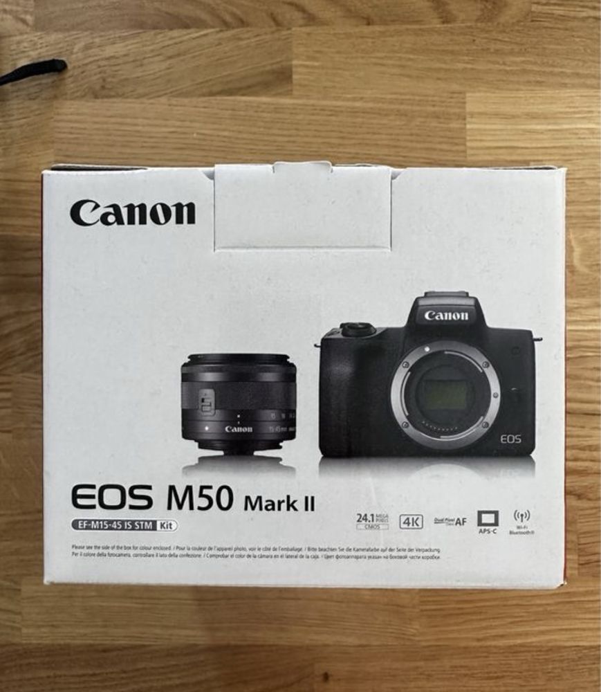 Kit Câmara cânon m50 mark II