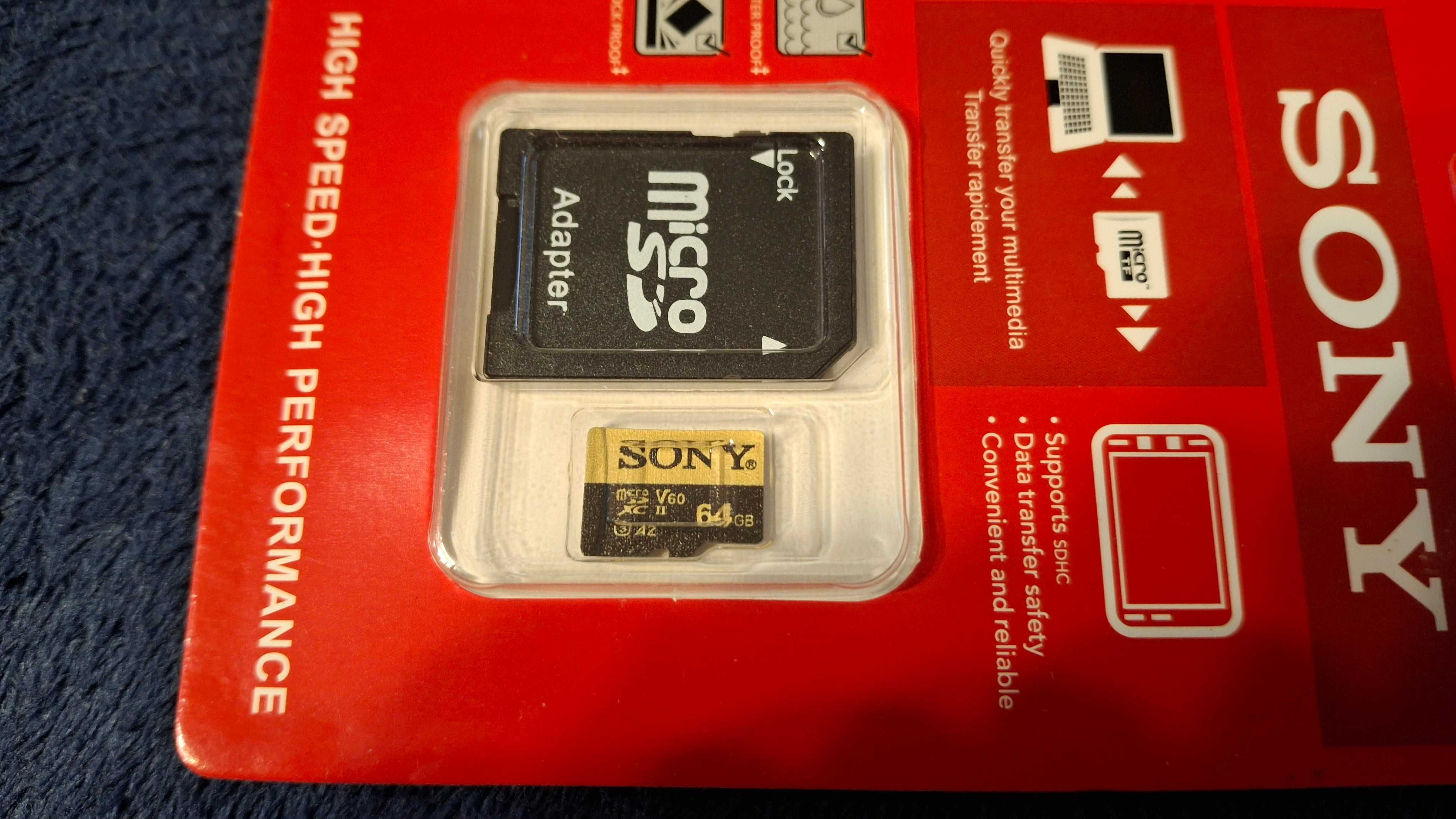 Karta SD 64 GB SONY z adapterem