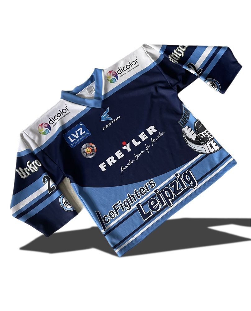 Koszulka sportowa hokej Icefligters Leipzig Daniel Rau M  autografy