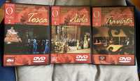 Opera 3 DVD Aida Tosca Traviata Okazja!