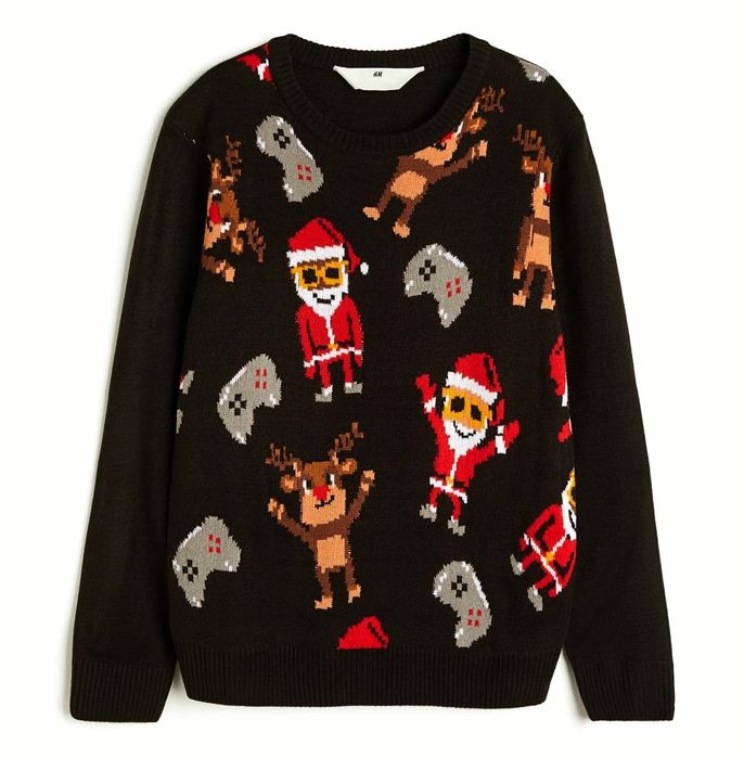 Nowy Sweter Mikołaj Święta H&M 146/152