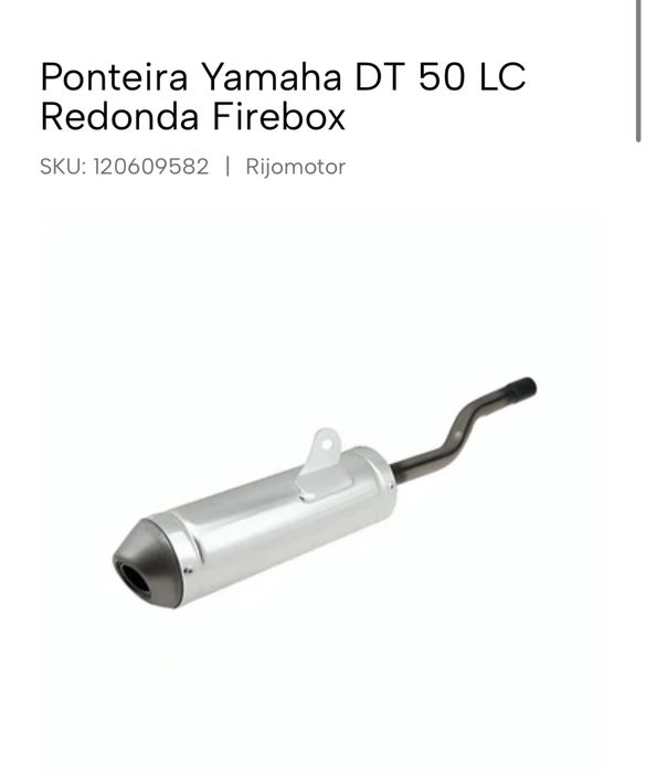 Ponteira de escape yamaha dt 50