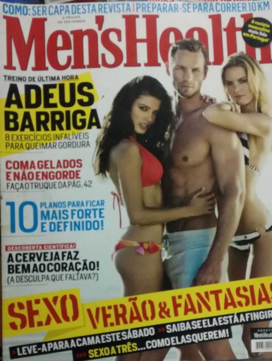 6 revistas Men's Health antigas (mais de 20 anos) como NOVAS