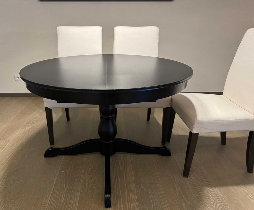 Conjunto de sala de jantar e estar