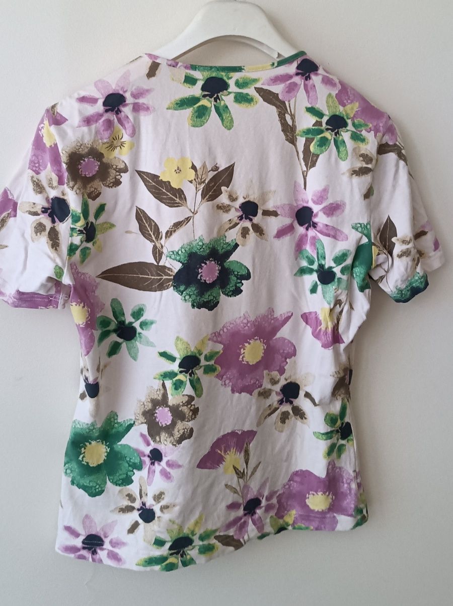 Bluzka top z kwiatowym wzorem Gerry Weber rozmiar 38