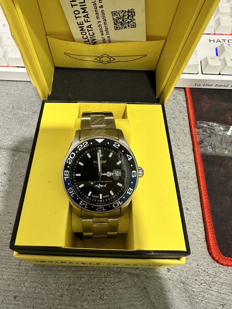 Годинник Invicta pro diver black batman