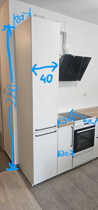 Meble kuchenne Agata QUBIK - biała kuchnia