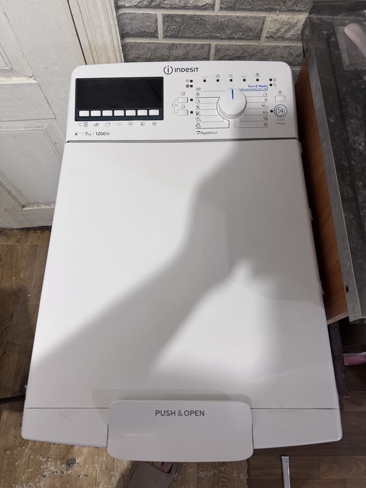 Пральна машина машинка вертикальная стиральная машина Indesit индезит