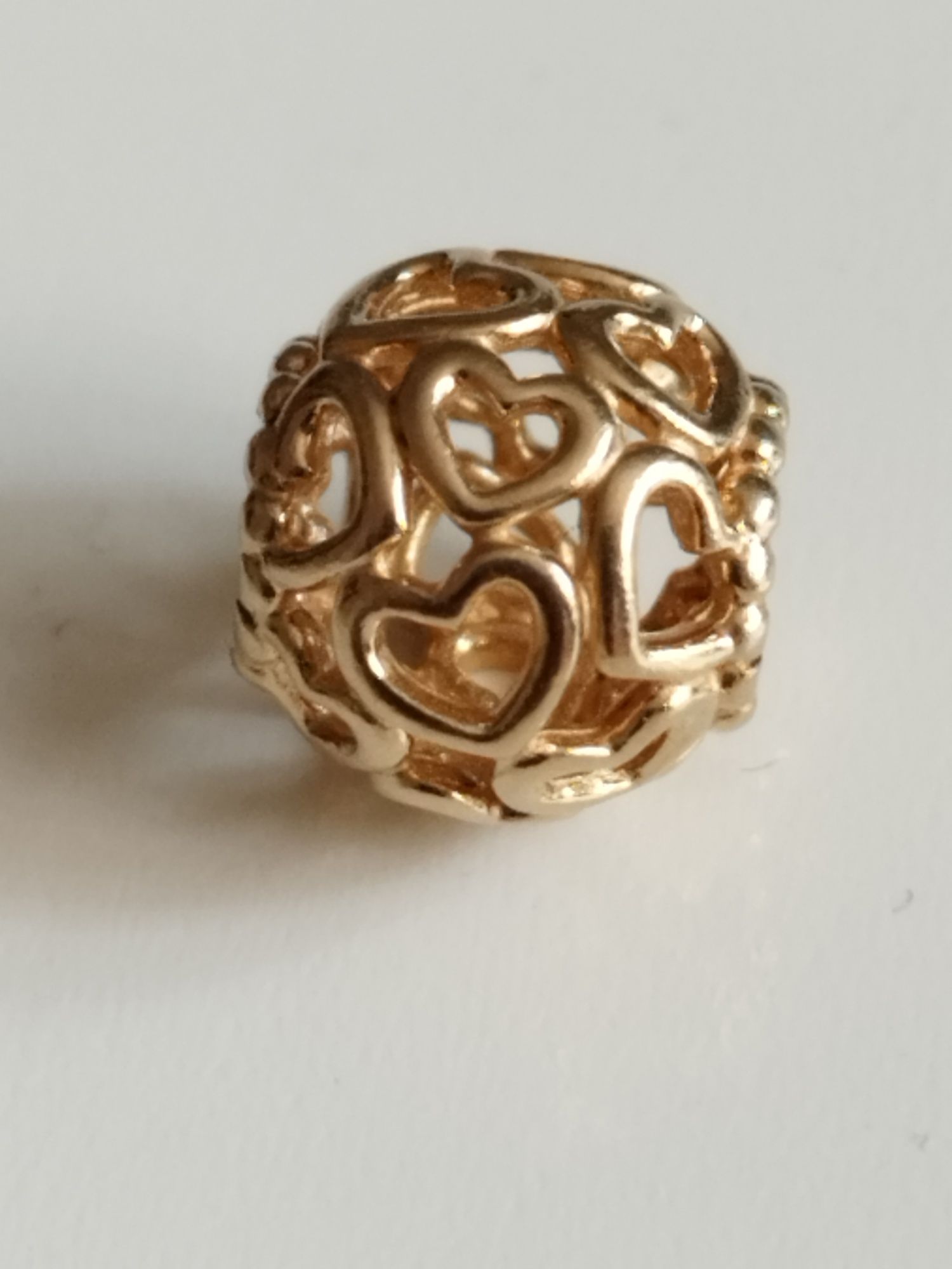 Złoty charms Pandora G585 złoto 14k