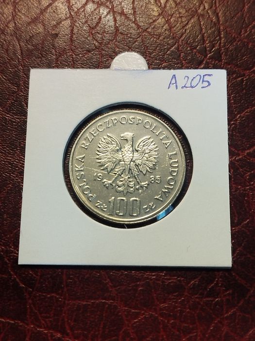 Moneta Polska PRL 100 złotych 1985 centrum zdrowia
