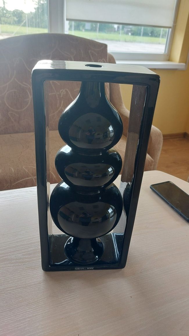 Oryginalny, wazon,ozdoba na komode-szkło