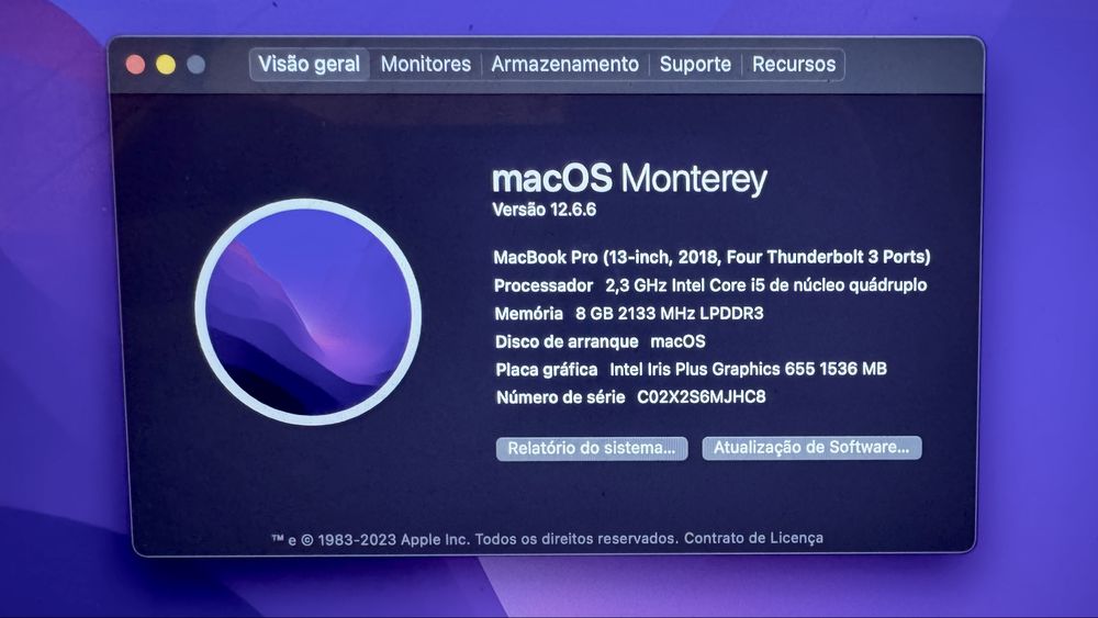 Macbook pro 2018 - impecavel