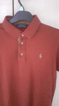 koszulka polo męska Ralph Lauren bordowa rozm. M