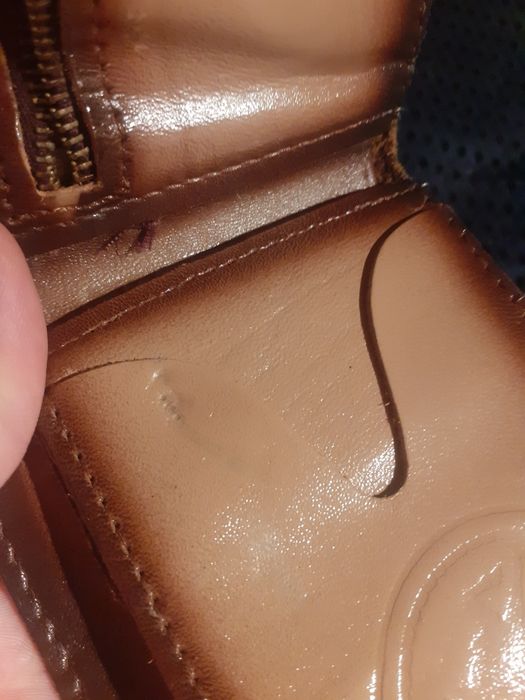 Кошелёк кожаный СССР Киев коричневый кожа