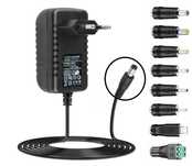 Ac Adapter Uniwersalny Zasilacz 9V 2A Z Końcówkami