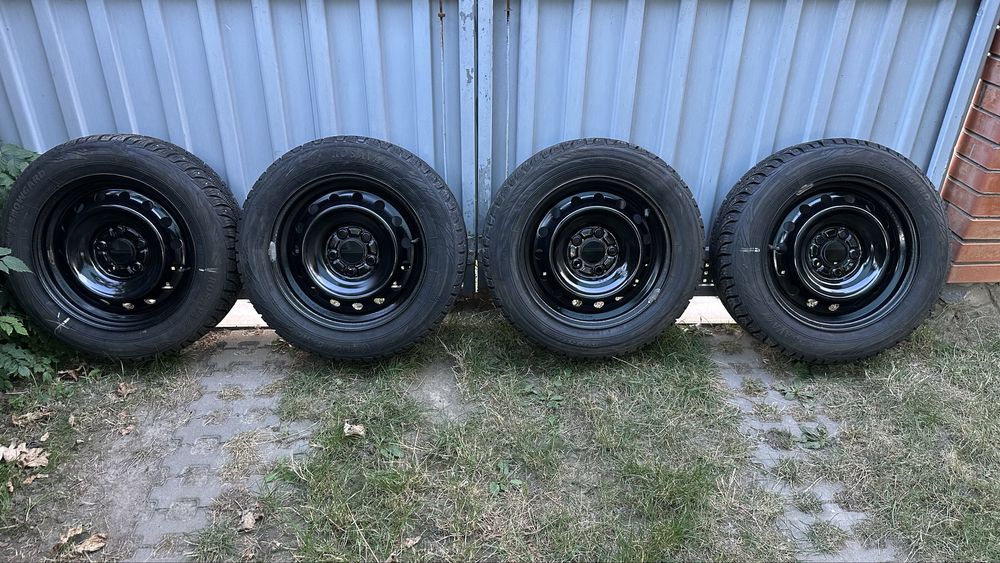 Металевий диск 16х6 1/2 r16 5х114.3 з зимовою гумою комплект 4 штуки