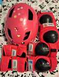 Kask+zestaw ochraniaczy Decathlon