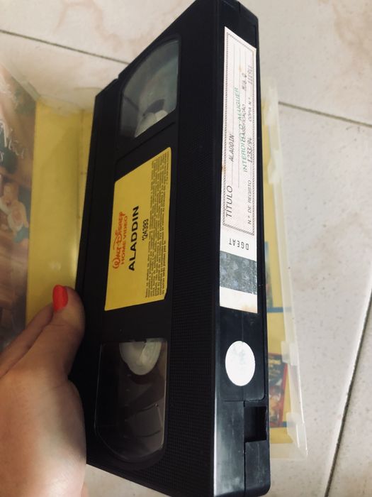 Filme infantil VHS - Aladdin