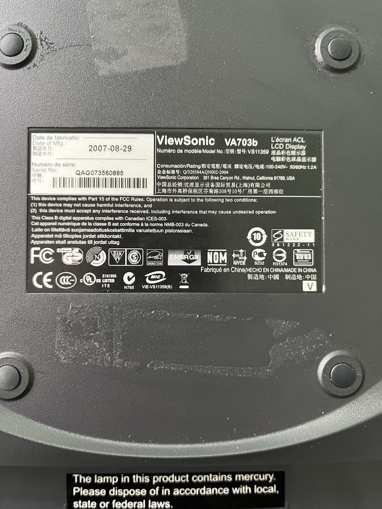 Продам монитор ViewSonic