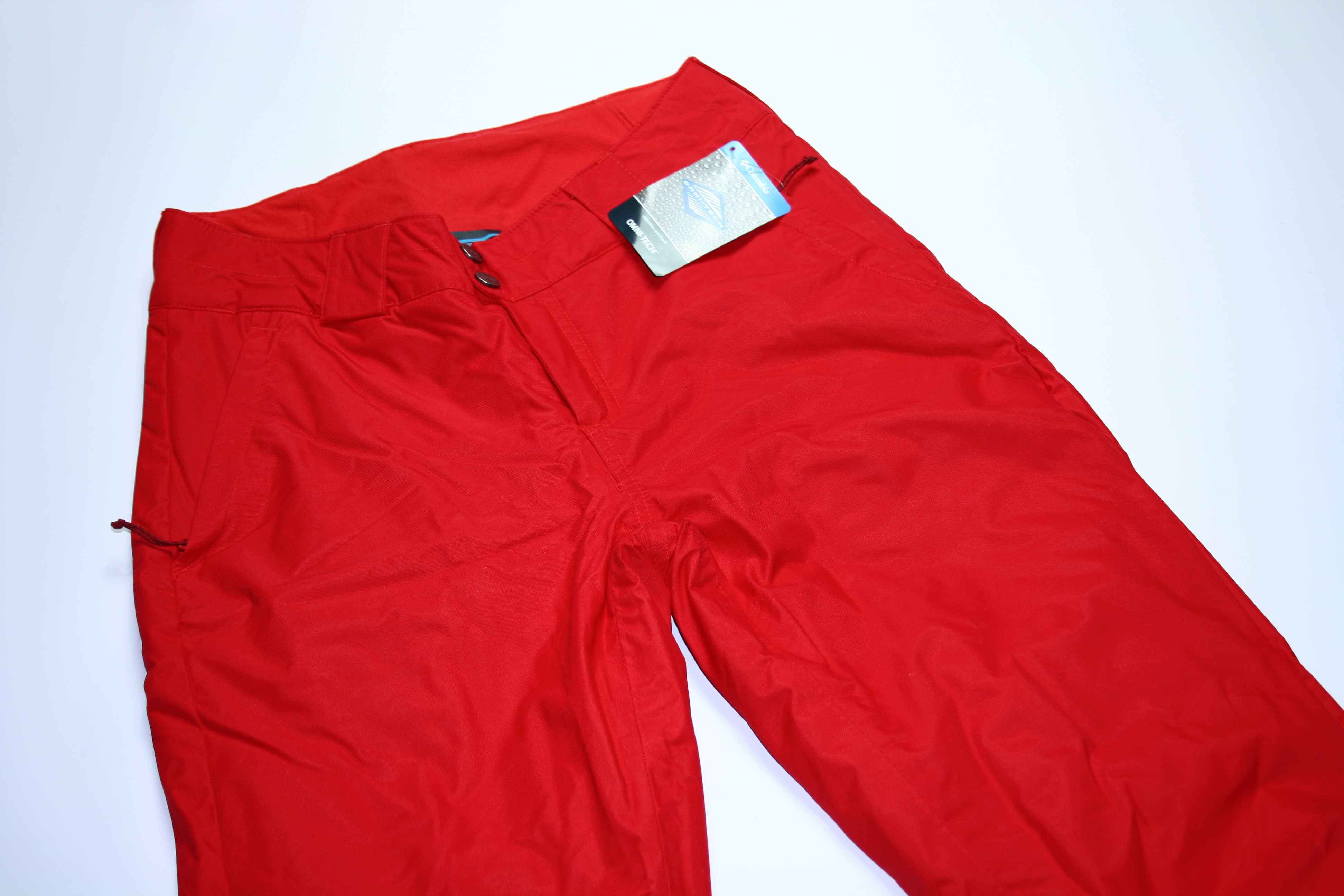 Damskie spodnie narciarskie Columbia On The Slope II czerwony XS 34