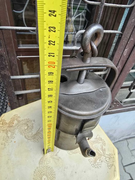 Stara lampka górnicza karbitka