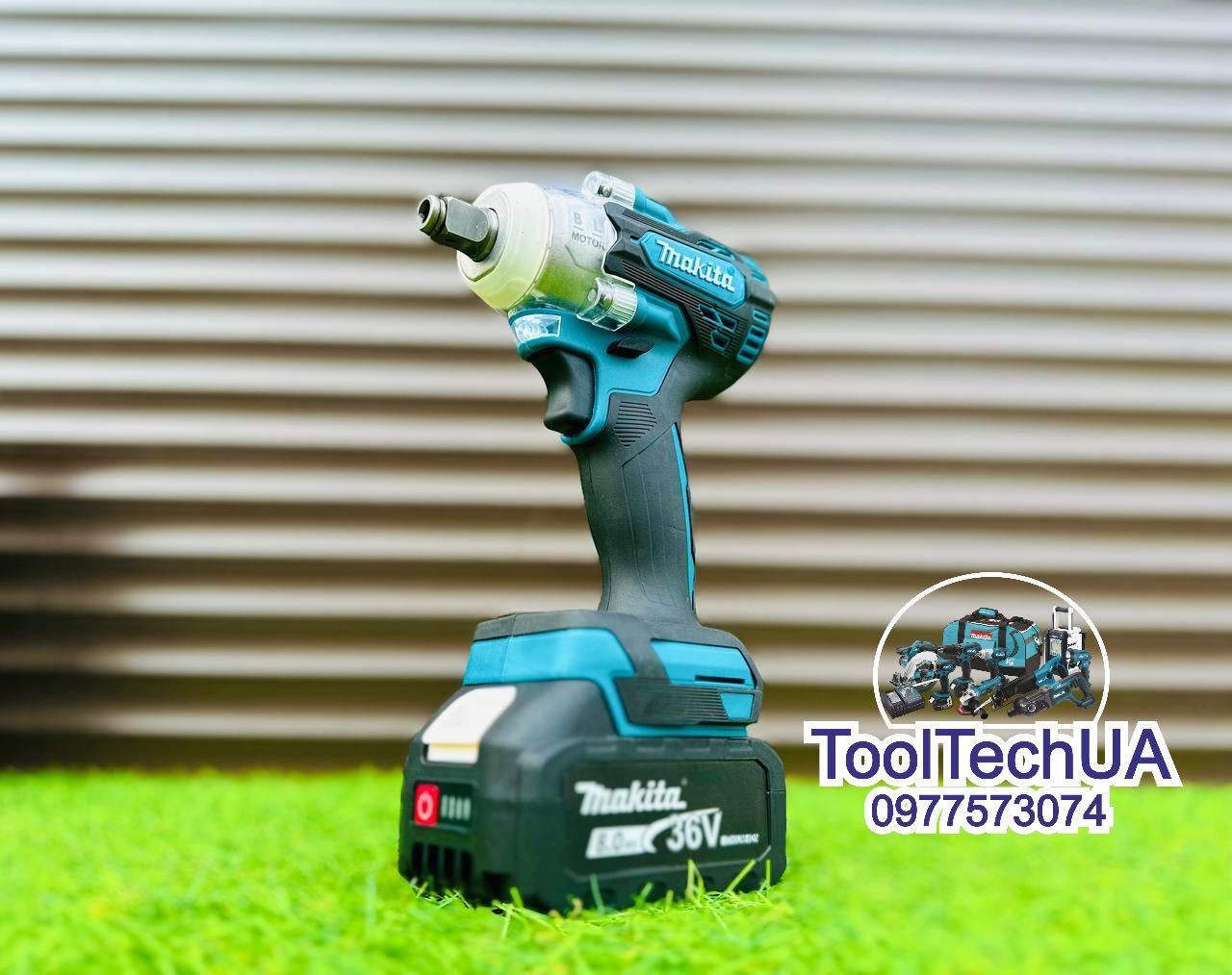 Makita 2/1 Акумуляторний Набoр 36V Гайковерт DTW450 + Болгарка DGA504