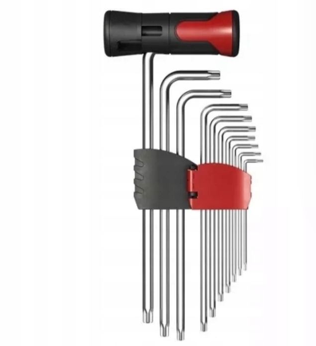 Klucze trzpieniowe TORX T9-T50 11ele PARKSIDE NOWE
