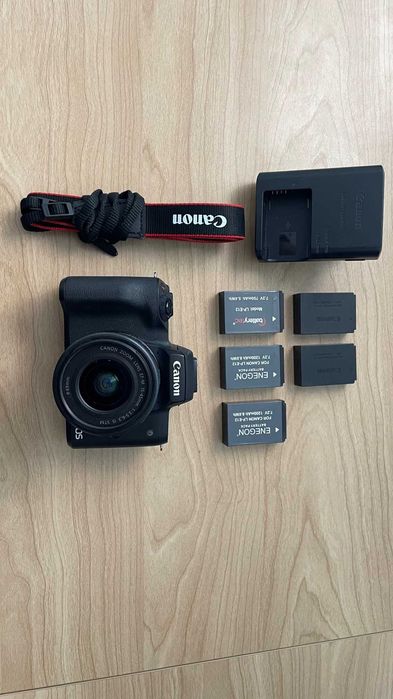 Canon EOS M50 + Objetiva EF-M 15-45mm IS STM – Montagem EF-M