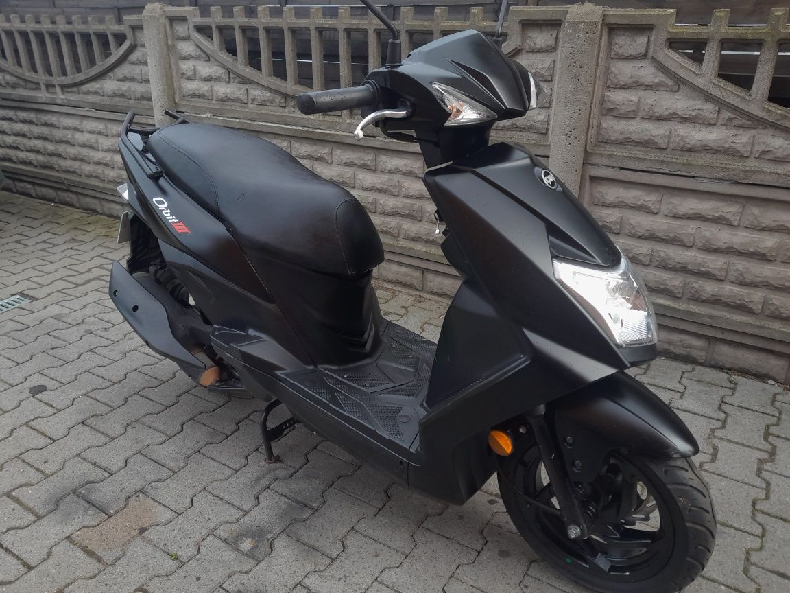 Sym Orbit III 50cc.2021r.Najnowszy! Black mat.Na dowód..Transport!