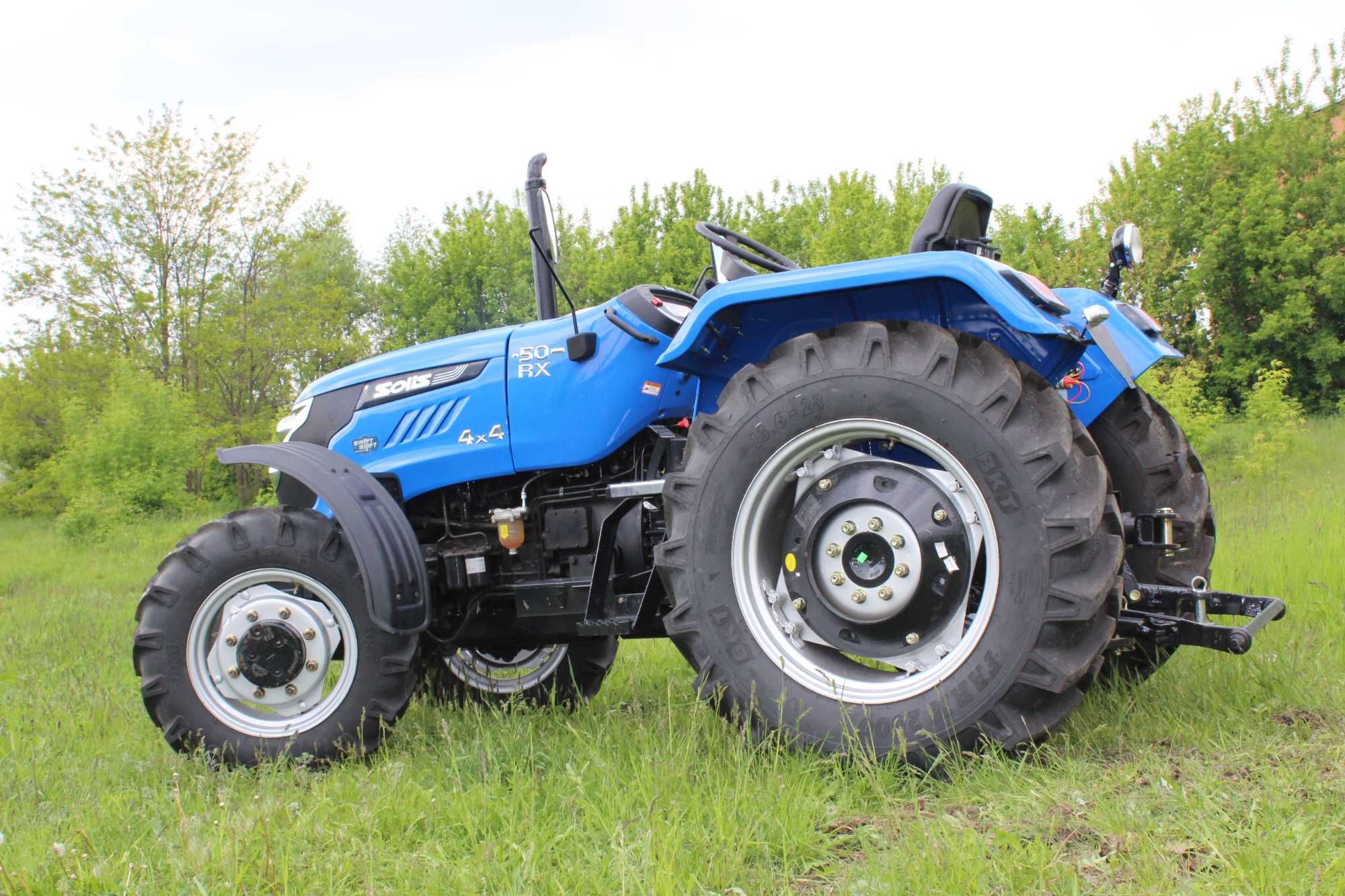 Трактор Соліс 50 Solis, 50к.с. від компанії YANMAR, також є з кабіною.
