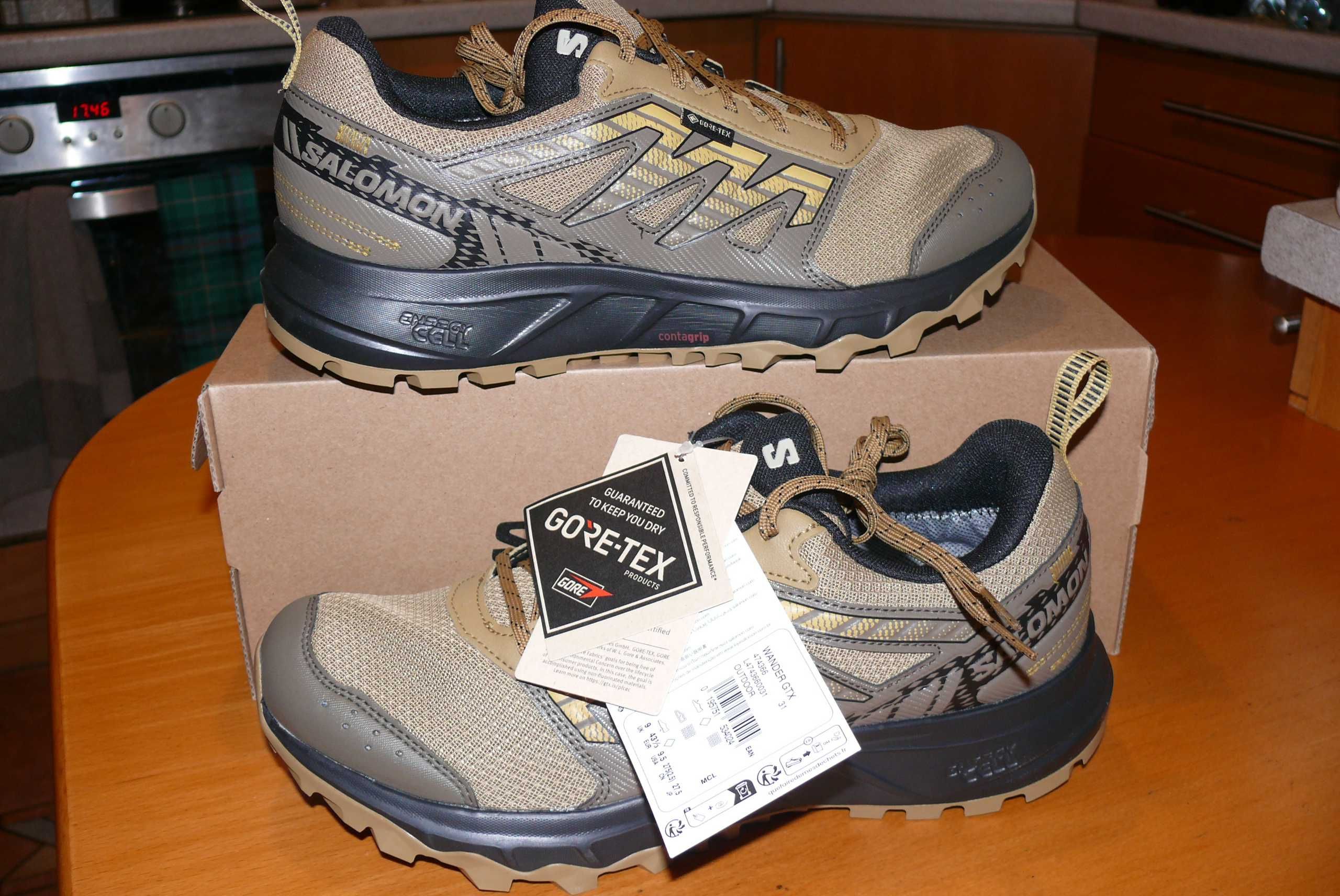 Buty trekkingowe SALOMON WANDER GTX Gore-Tex 43 1/3 EU 27,5 CM
