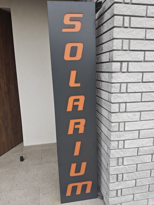 Reklama świetlna kaseta dibont Solarium