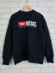 Bluza Diesel Denim Division boxy fit; crewneck