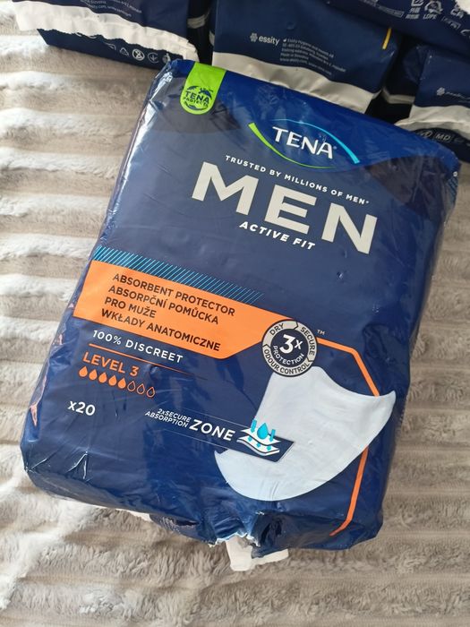 Tena men 2 nowe 5 opakowań + gratis