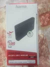 Павербанк HAMA ALU15HD 15000mAh antracyt в наявності!!!