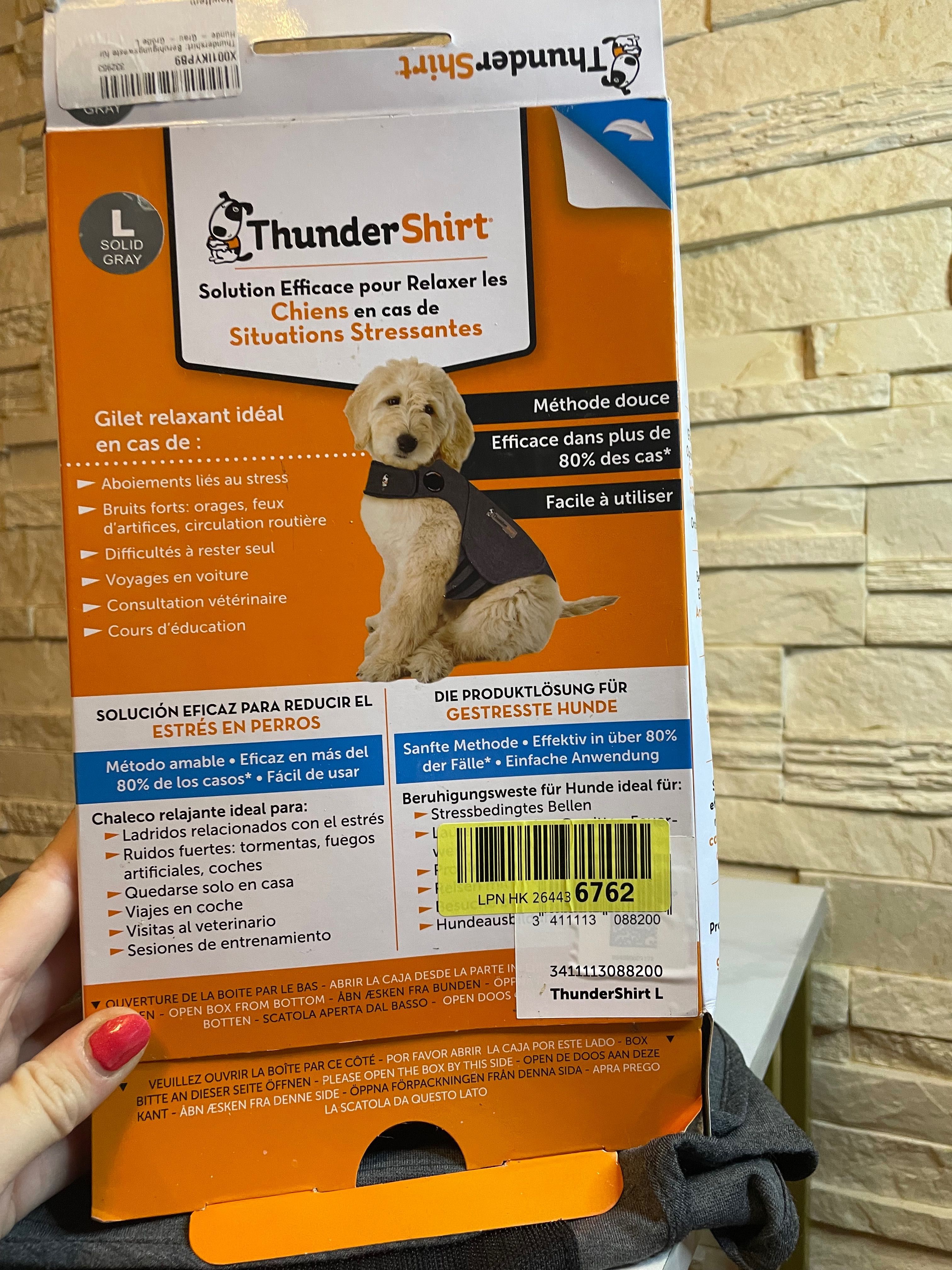 ThunderShirt kamizelka antystresowa relaksująca dla psa L (18-29kg)
