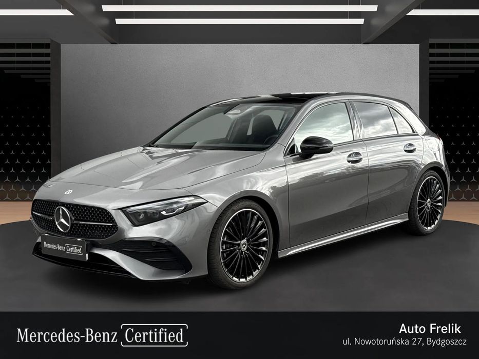 Mercedes-Benz Klasa A Maitc 190Km Pakiet Amg Premium Szklany Dach