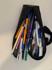 Zestaw długopisów i ołówków