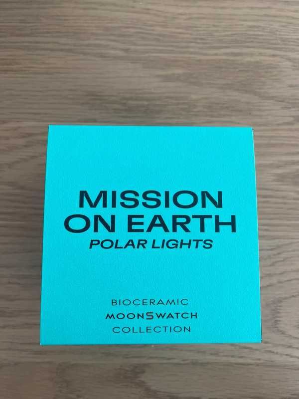 Omega x Swatch SO33L103 Światła Polarnie: Bioceramika z Aurora