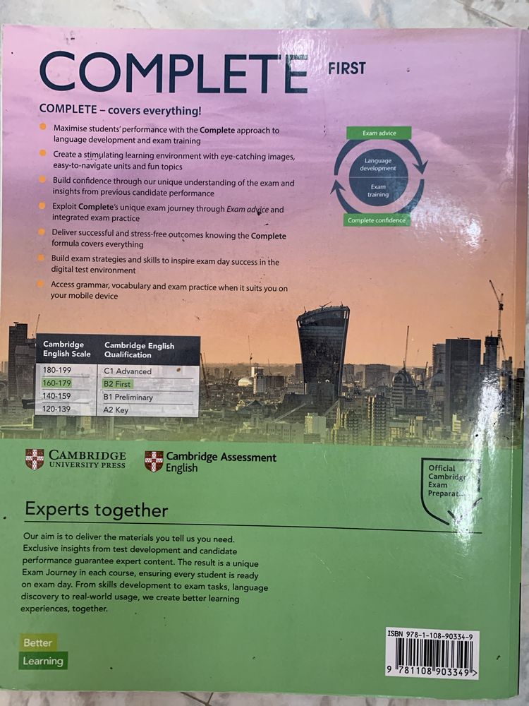 Livros Inglês preparação para exame Cambridge B2