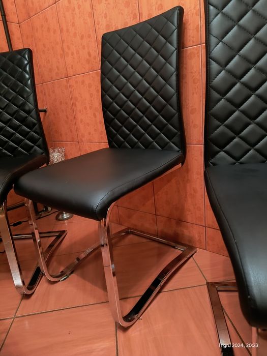 Krzesła eko skóra 4 sztuki