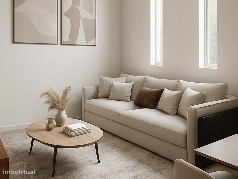 A 550 metros da praia, T2+1 totalmente renovado e pronto a habitar!