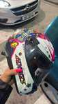 Capacete de mota para mulher