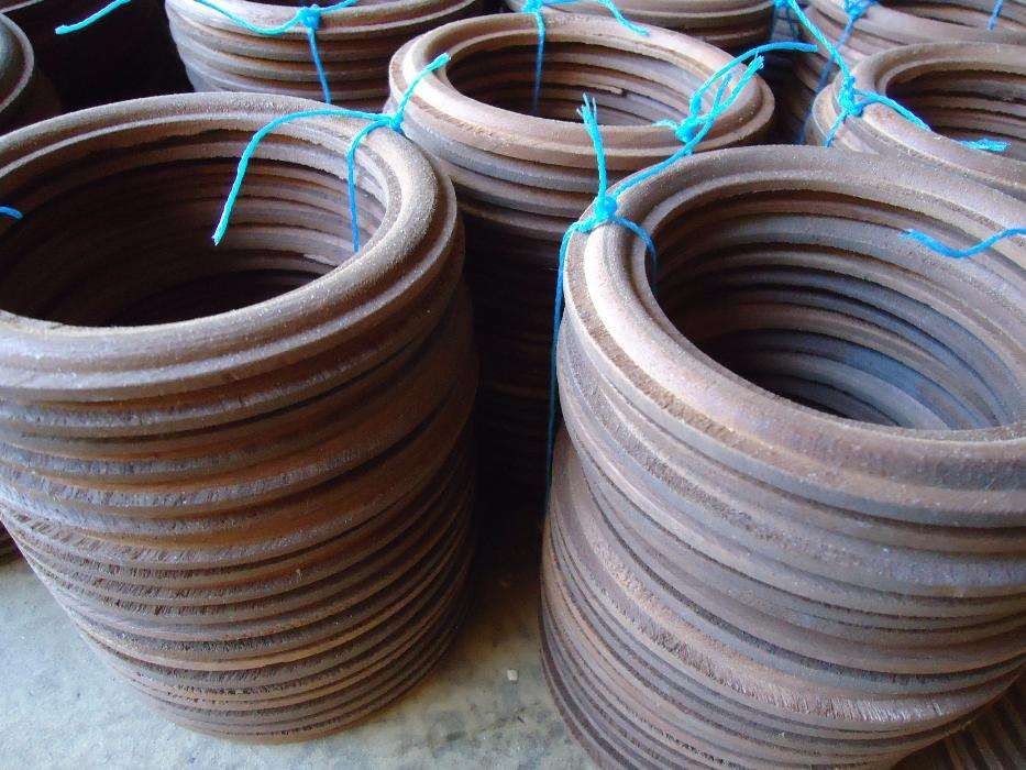 circulos em madeira