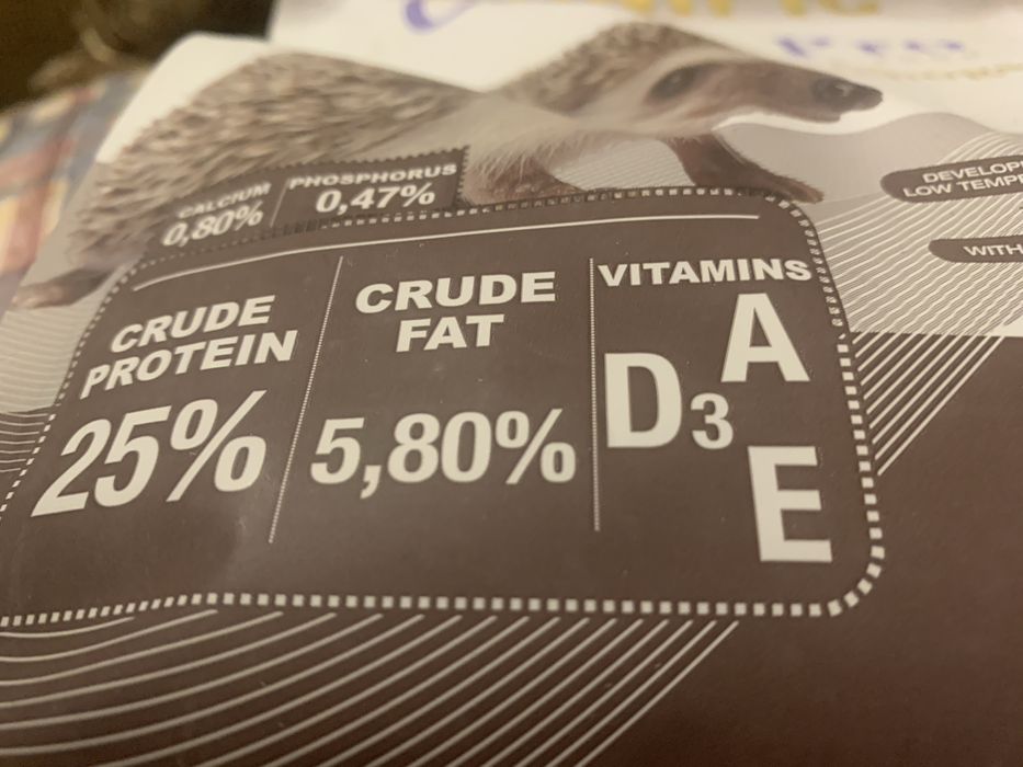 Alimento completo para ouriços - Cunipic